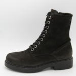 A8441 Zwart gevet lederen bikerboot AQA