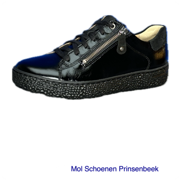 162 1401 Phil zwart lak H veterschoen Hartjes