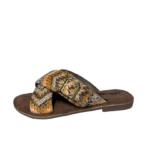 Lazamani Slipper beige raffia slide