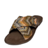 Lazamani Slipper beige raffia slide