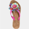 Lazamani Slipper bloem multi colour bloem