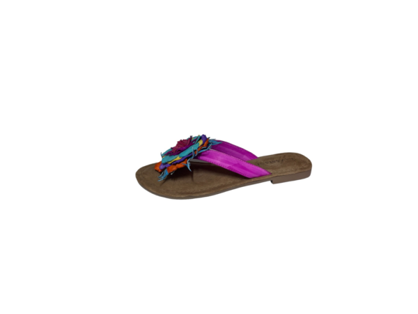 Lazamani Slipper bloem multi colour bloem