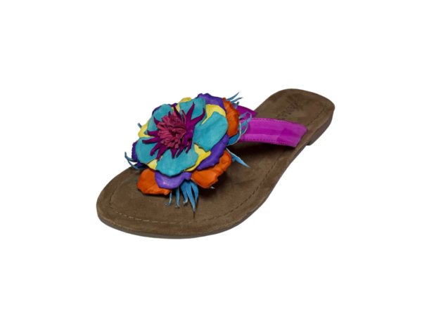 Lazamani Slipper bloem multi colour bloem