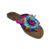 Lazamani Slipper bloem multi colour bloem