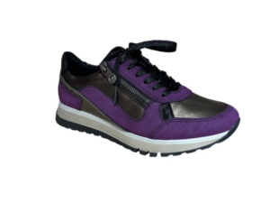 Rieker Sneaker aubergine brons zwart H