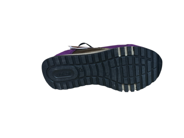 Rieker Sneaker aubergine brons zwart H