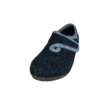 Q Fit Noor zwarte pantoffel dicht