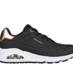 Skechers Ùno golden air zwart goud accent