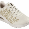 Skechers Uno golden heart, off white gouden hart