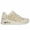 Skechers Uno golden heart, off white gouden hart