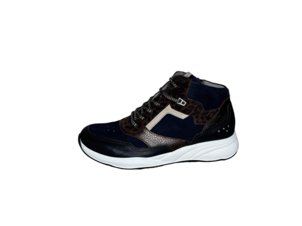 Durea Sneaker hh Zwart blauw brons espresso H Dames