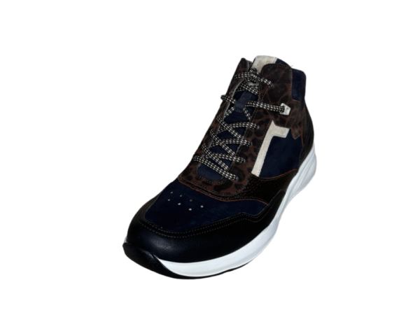 Durea Sneaker hh Zwart blauw brons espresso H Dames