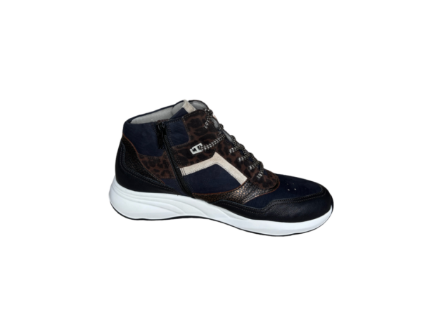 Durea Sneaker hh Zwart blauw brons espresso H Dames