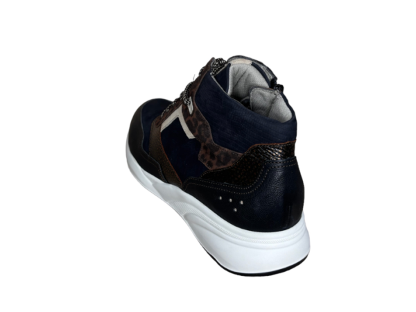 Durea Sneaker hh Zwart blauw brons espresso H Dames