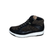 Durea Sneaker K hh Zwart/ olijf panter print