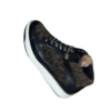 Durea Sneaker K hh Zwart/ olijf panter print