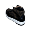 Durea Sneaker K hh Zwart/ olijf panter print