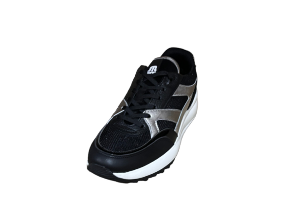 Maruti Boyd Zwart zilver sneaker