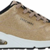 Skechers Uno diamond shatter goud glitter metallic