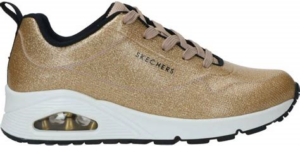 Skechers Uno diamond shatter goud glitter metallic