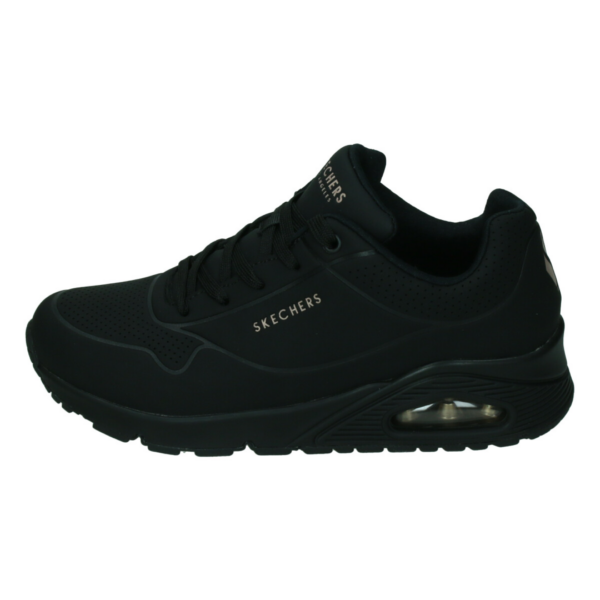 73690 uno stand on air black black Skechers