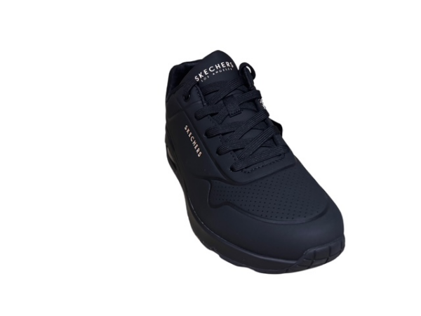 73690 uno stand on air black black Skechers