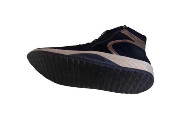 Helioform Enkelhoge sneaker zwart brons combi H