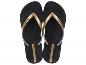 Ipanema 27183 anatomi shine fem zwart goud