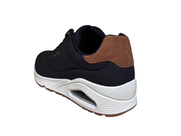 Skechers Uno black cognac