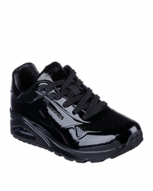 Skechers Uno shiny one black lak