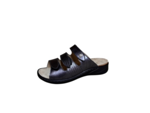 Wellness special zwart metallic slipper