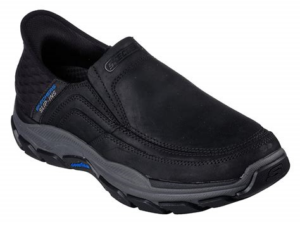 Skechers black slipins