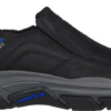 Skechers black slipins