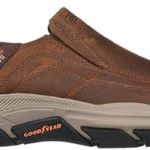 Skechers brown slip ins