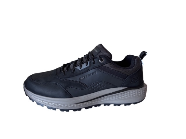 Skechers slade ultra peralto zwarte veterschoen