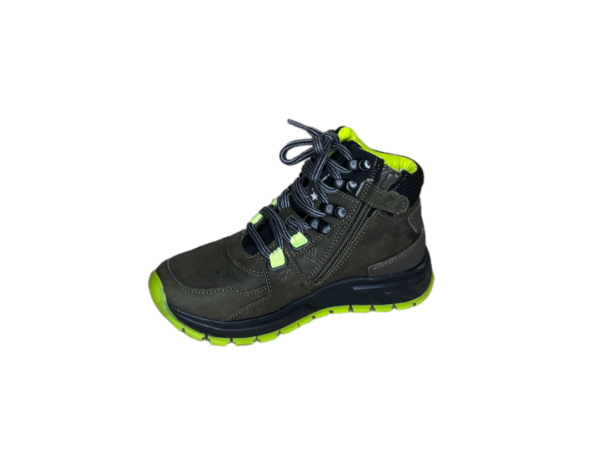 321868 Groene sneaker 3,5 enkelhoog track style Kinderen