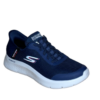 Skechers Go walk flex hands up navy Heren