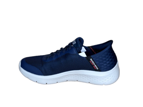 Skechers Go walk flex hands up navy Heren