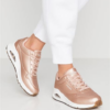 Skechers uno metallic xis rose gold