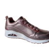 Skechers uno metallic xis rose gold