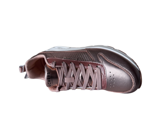 Skechers uno metallic xis rose gold